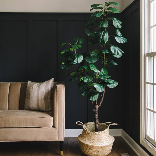 Primrue Faux Fiddle Leaf Fig Tree in Pot Wayfair